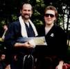 Soke Verkerke with Stephen Hayes 1986